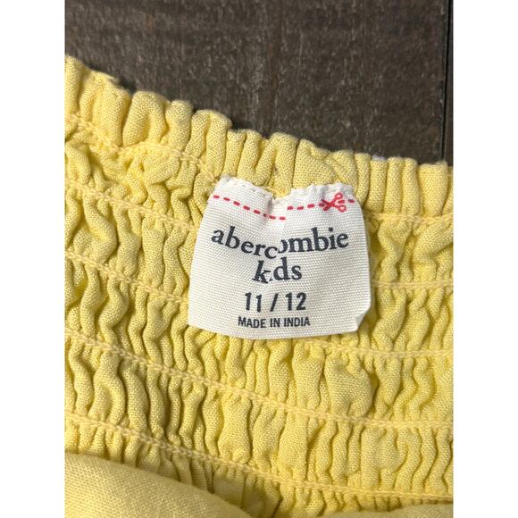 Abercrombie Girls Yellow Floral Romper Size 11/12 - Picture 5 of 6